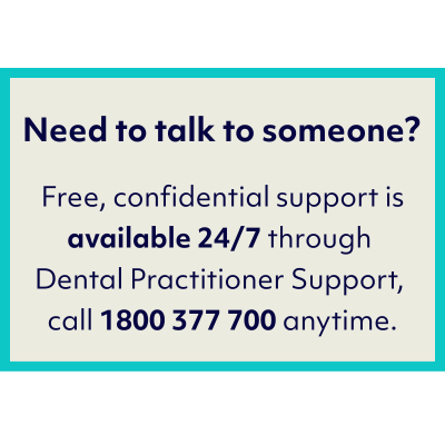 Dental Practitioner Support contact number